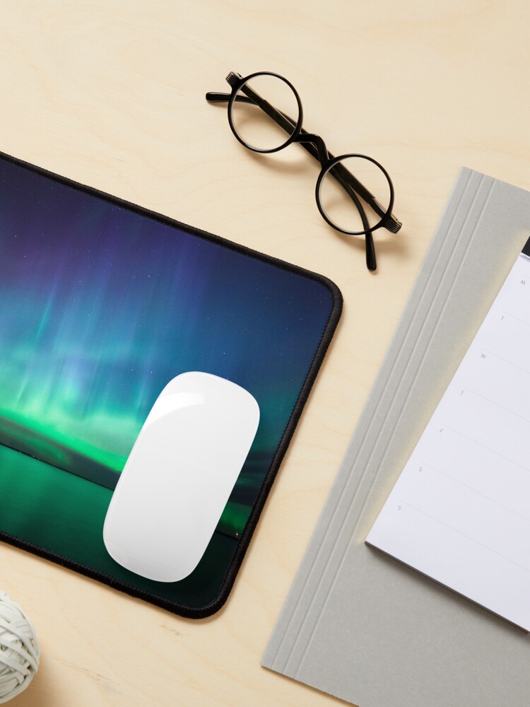 Mouse Pad, Beautiful northern lights designed and sold by Juhani Viitanen