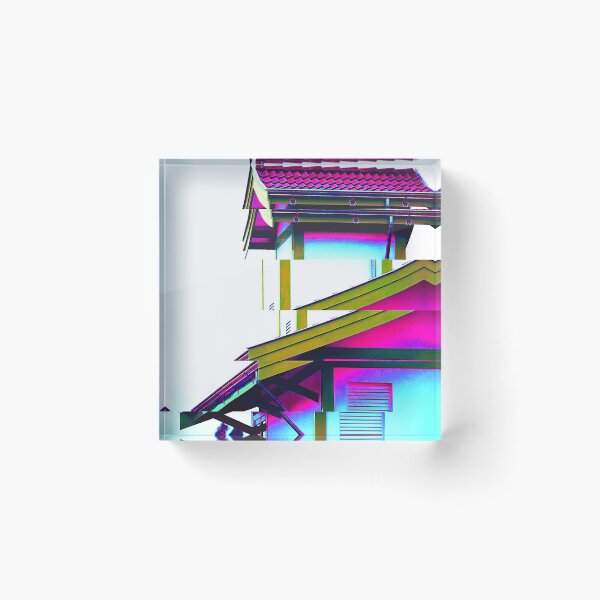 Item preview, Japan Building Vaporwave Glitch Art designed and sold by glitchhub.