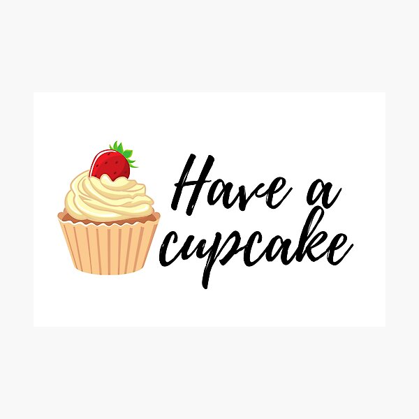 Fotodrucke Cupcake Redbubble