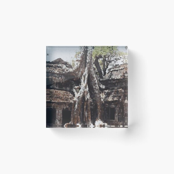 Item preview, CAMBODIA Siem Reap Ta Prohm Temple Horizontal designed and sold by VoyageVectors.