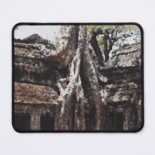 Item preview, CAMBODIA Siem Reap Ta Prohm Temple Horizontal designed and sold by VoyageVectors.