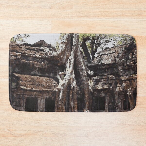 Item preview, CAMBODIA Siem Reap Ta Prohm Temple Horizontal designed and sold by VoyageVectors.