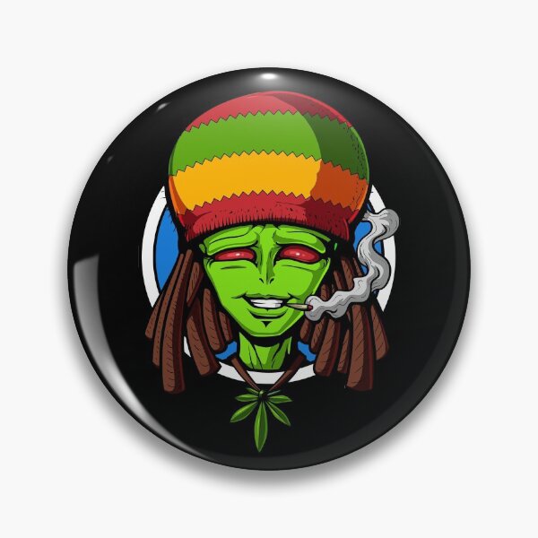Item preview, Rasta Alien Stoner designed and sold by underheaven.