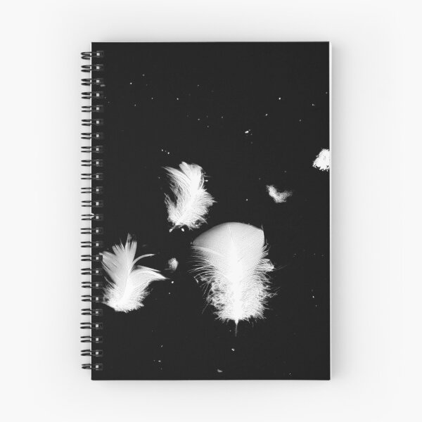 Item preview, Goose feathers floating in black water designed and sold by Anna Lemos.