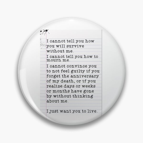 Item preview, We both die - note designed and sold by RebeccaART5.