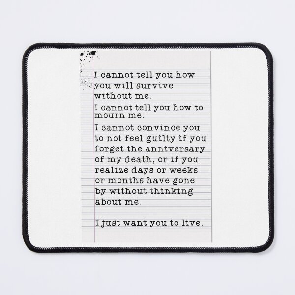 Item preview, We both die - note designed and sold by RebeccaART5.