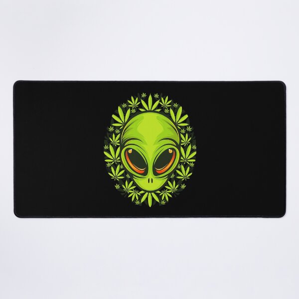 Item preview, Alien Face with Cannabis Classic T-Shirt designed and sold by SLSandaruwan.