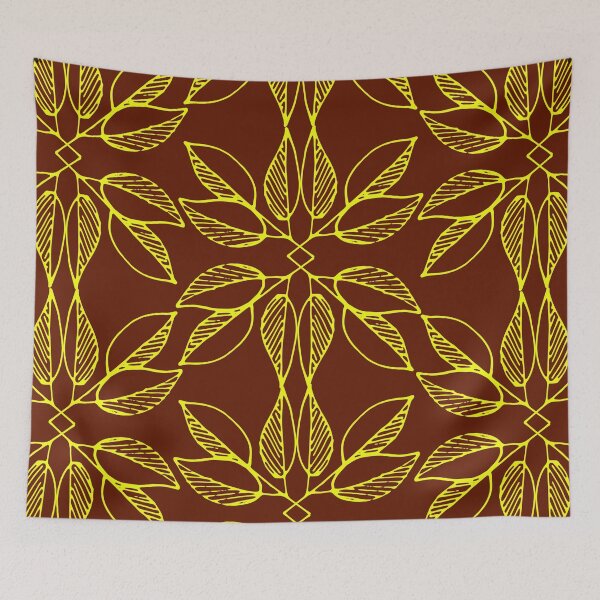 Item preview, Lineart Leaves Pattern designed and sold by subidesigns.