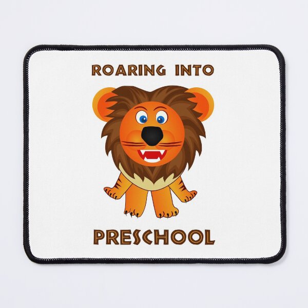Item preview, Roaring Into Preschool (Cartoon Lion) designed and sold by TimespunThreads.