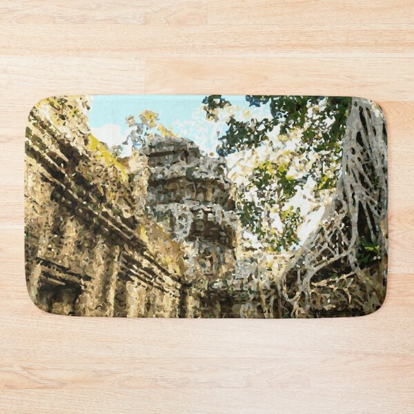 Item preview, CAMBODIA Siem Reap Angkor Thom Temple Tree designed and sold by VoyageVectors.