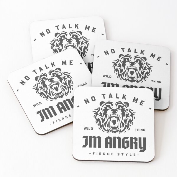 Item preview, Bear No Talk Me Im Angry designed and sold by ProMySign.