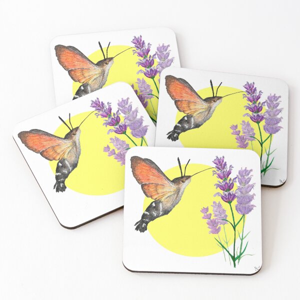 Item preview, Hummingbird sphinx butterfly designed and sold by AguaDeQuisco.