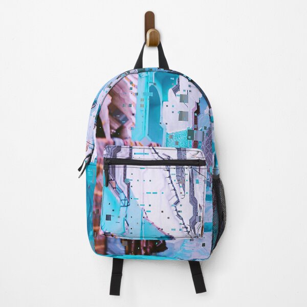 Item preview, Morocco Blue and White Alley Glitch Art designed and sold by glitchhub.