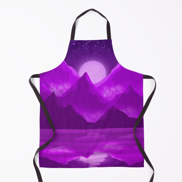 Item preview, Purple lake landscape at night designed and sold by KheinJohn.