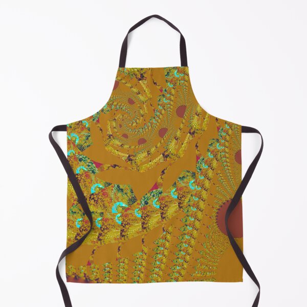 Item preview, "Reneaux (Ochre)" V.2- Psychedelic Wave Pattern by The Raumier  designed and sold by N-W-T-S-I-O.
