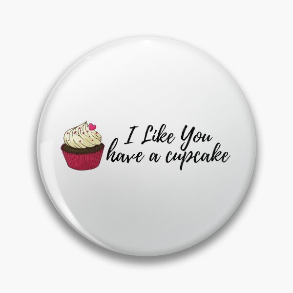 Artikelvorschau, Ich mag dich, wenn du einen Cupcake hast (schwarzer Text) – Cupcake-Liebhaber (Schokoladen-Cupcake zum Valentinstag) entworfen und verkauft von CaitU.