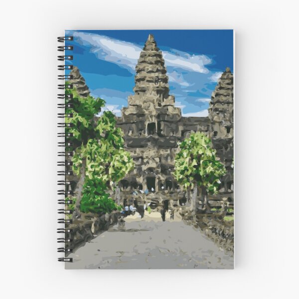 Item preview, CAMBODIA Siem Reap Ankor Wat Front designed and sold by VoyageVectors.