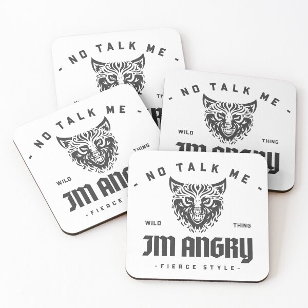 Item preview, Wolf No Talk Me Im Angry designed and sold by ProMySign.