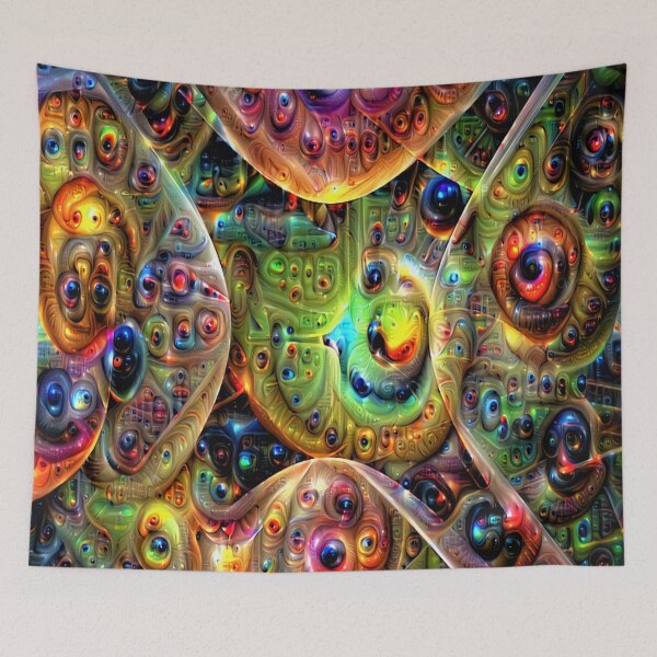 Item preview, rainbow psychedelic pattern 23 designed and sold by BelAnnGrey.