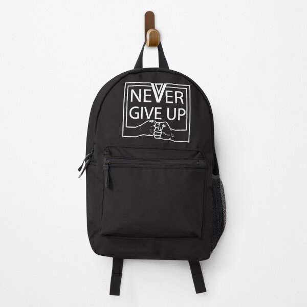 Item preview, never give up motivational thoughts designed and sold by designsmaster99.