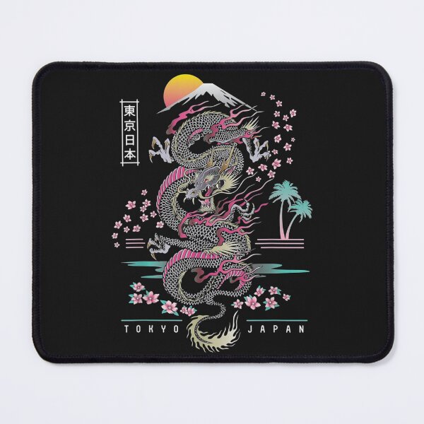 Item preview, Japanese Tokyo Dragon Asian inspired Neon retro 80’s style designed and sold by TERRYCOXSHOP.