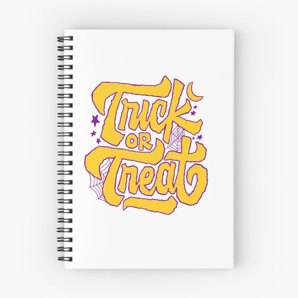 Item preview, Halloween trick or treat with spider net - 100% handwritten designed and sold by Edna-MakesIt.