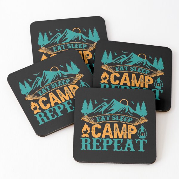 Item preview, Eat Sleep Camp Repeat designed and sold by FASHIONGALLERIA.