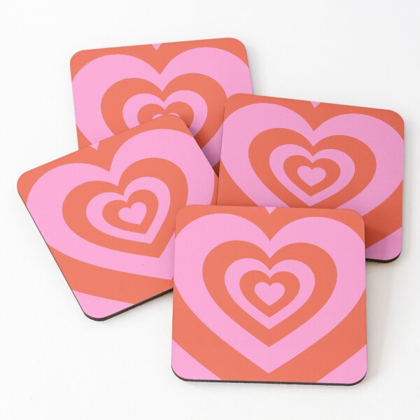 Item preview, Pink and Red Beating Hearts Hypnotic Pattern designed and sold by cadinera.