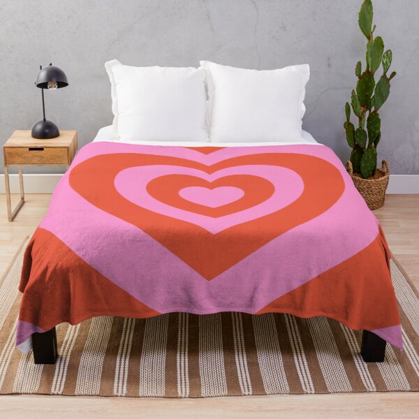 Item preview, Pink and Red Beating Hearts Hypnotic Pattern designed and sold by cadinera.