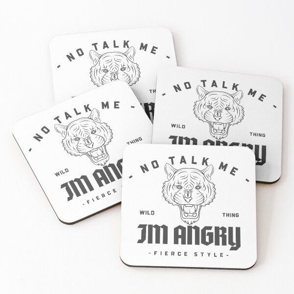 Item preview, Tiger No Talk Me Im Angry designed and sold by ProMySign.