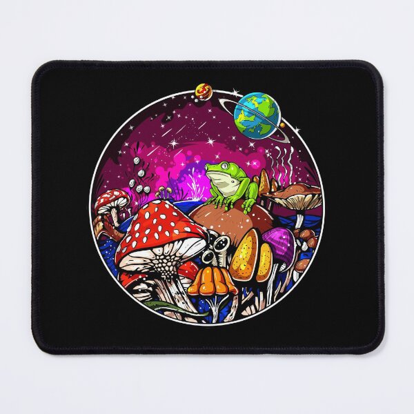 Item preview, Psychedelic Mushrooms Forest designed and sold by underheaven.