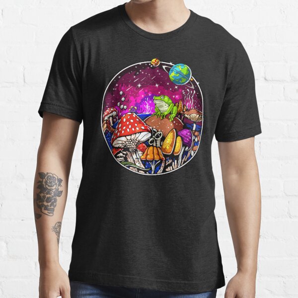 Psychedelic Mushrooms Forest T Shirt For Sale By Underheaven Redbubble Shrooms T Shirts 5966