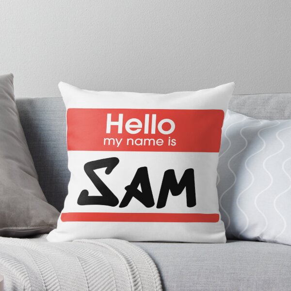 Item preview, Hello my name is Sam 863 design designed and sold by YOStudios.