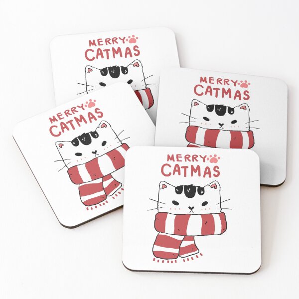 Artikelvorschau, Fröhliche Catmas entworfen und verkauft von MarinaBDesigns.