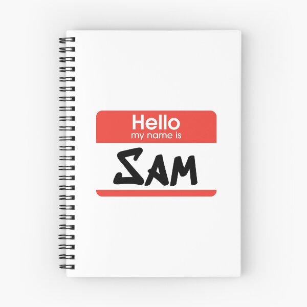Item preview, Hello my name is Sam 863 design designed and sold by YOStudios.