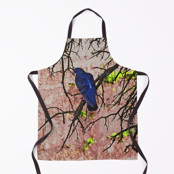Item preview, Blue Pigeon Pink Wall Bare Tree  designed and sold by Anna Lemos.