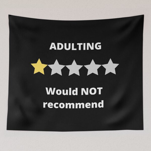 Item preview, ADULTING - Would not recommend designed and sold by DylanJones1.