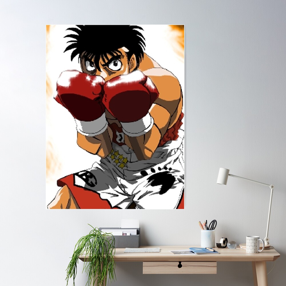 Buy Ippo Makunouchi Wall Art Print Black Anime Poster Online in India 