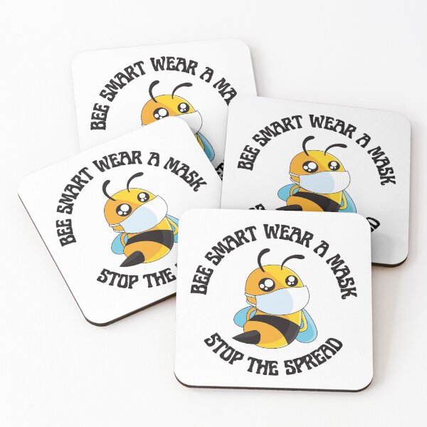 Item preview, Bee Smart Wear A Mask Stop The Spread designed and sold by RGRamsey.