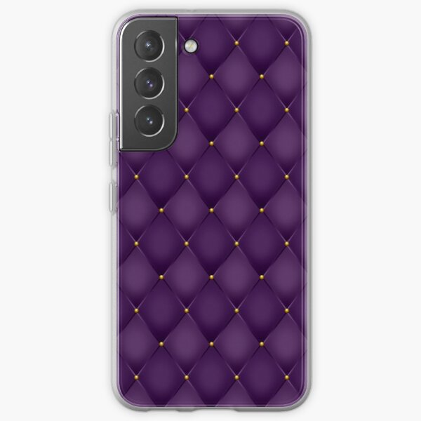 Purple Quilted Diamonds Samsung Galaxy Soft Case