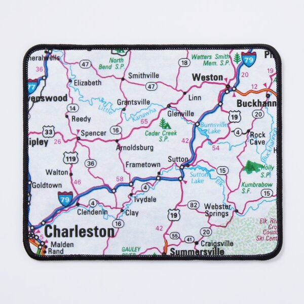 Item preview, West Virginia Roadmap designed and sold by Havocgirl.