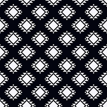 Artwork thumbnail, Aztec Symbol Pattern by morara