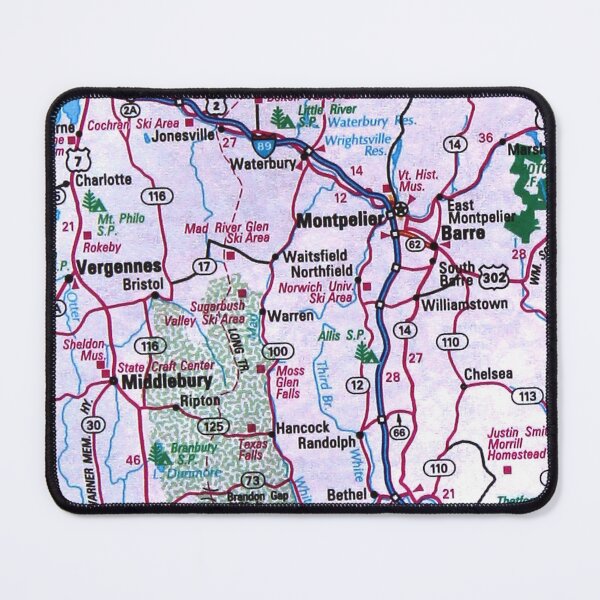 Item preview, Vermont Roadmap designed and sold by Havocgirl.