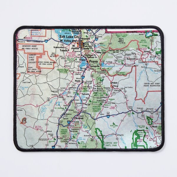 Item preview, Utah Roadmap designed and sold by Havocgirl.