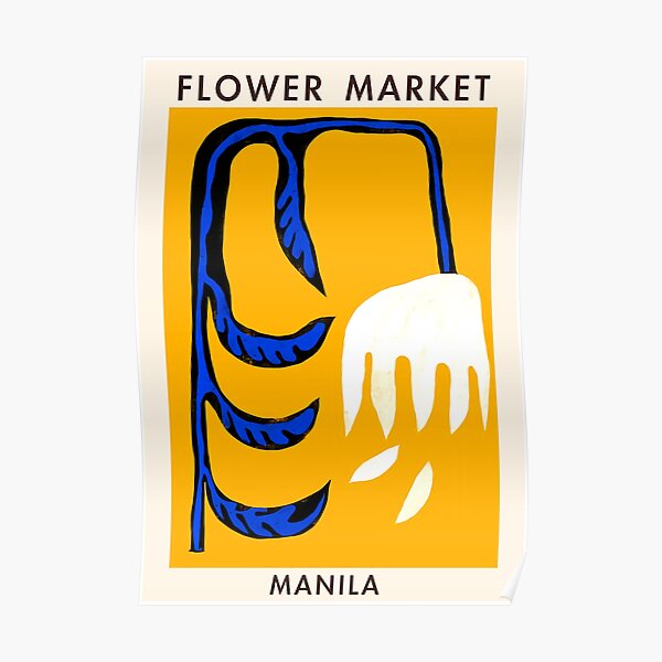 flower market manila Poster
