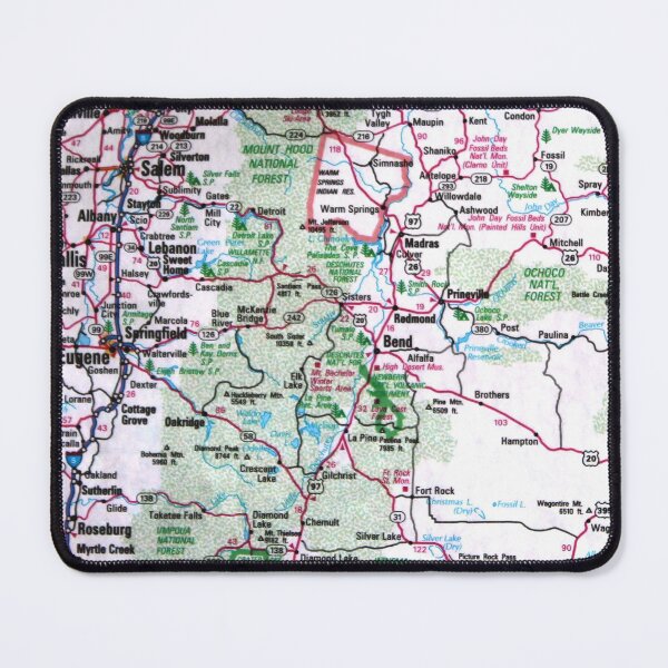 Item preview, Oregon Roadmap designed and sold by Havocgirl.