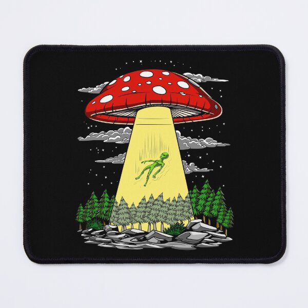 Item preview, Magic Mushrooms Alien Abduction  designed and sold by underheaven.