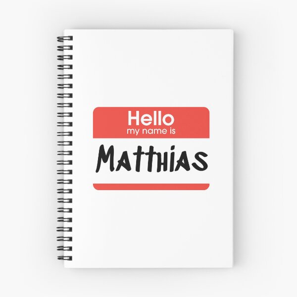 Item preview,  Hello my name is Matthias 863 design designed and sold by YOStudios.
