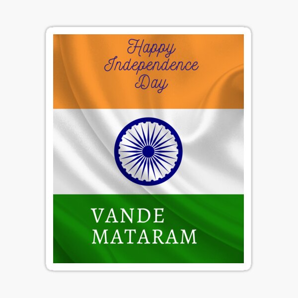 Vande Mataram Stickers for Sale | Redbubble