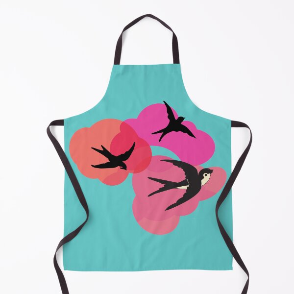 Item preview, Spring swallows and clouds designed and sold by Anna Lemos.